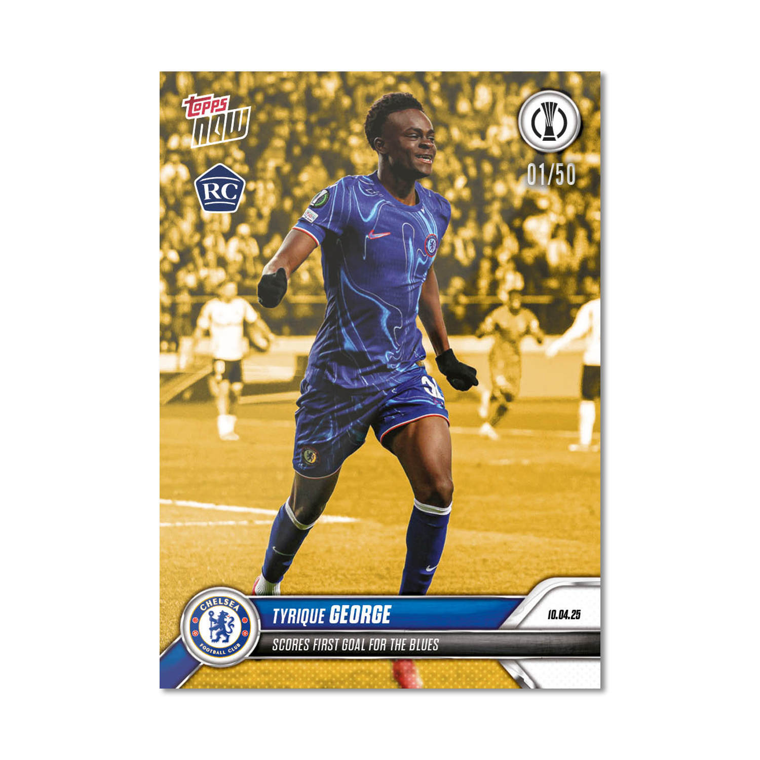 Tyrique George - 2024-25 UECL Topps NOW - Card 8 - PR: 611 - Image 6