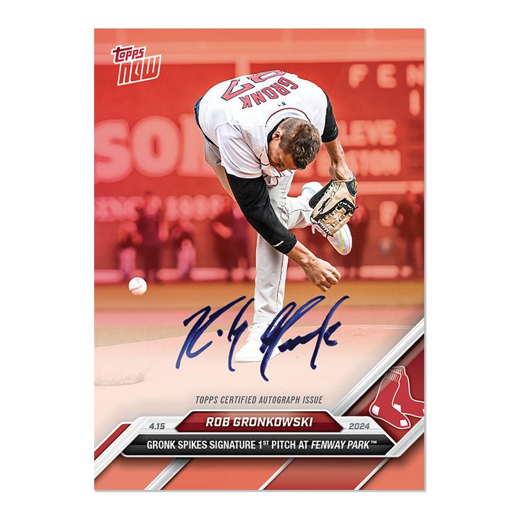 On-Card Autograph # to 49 or Lower - Rob Gronkowski - 2024 MLB TOPPS NOW Card 78 - Image 6