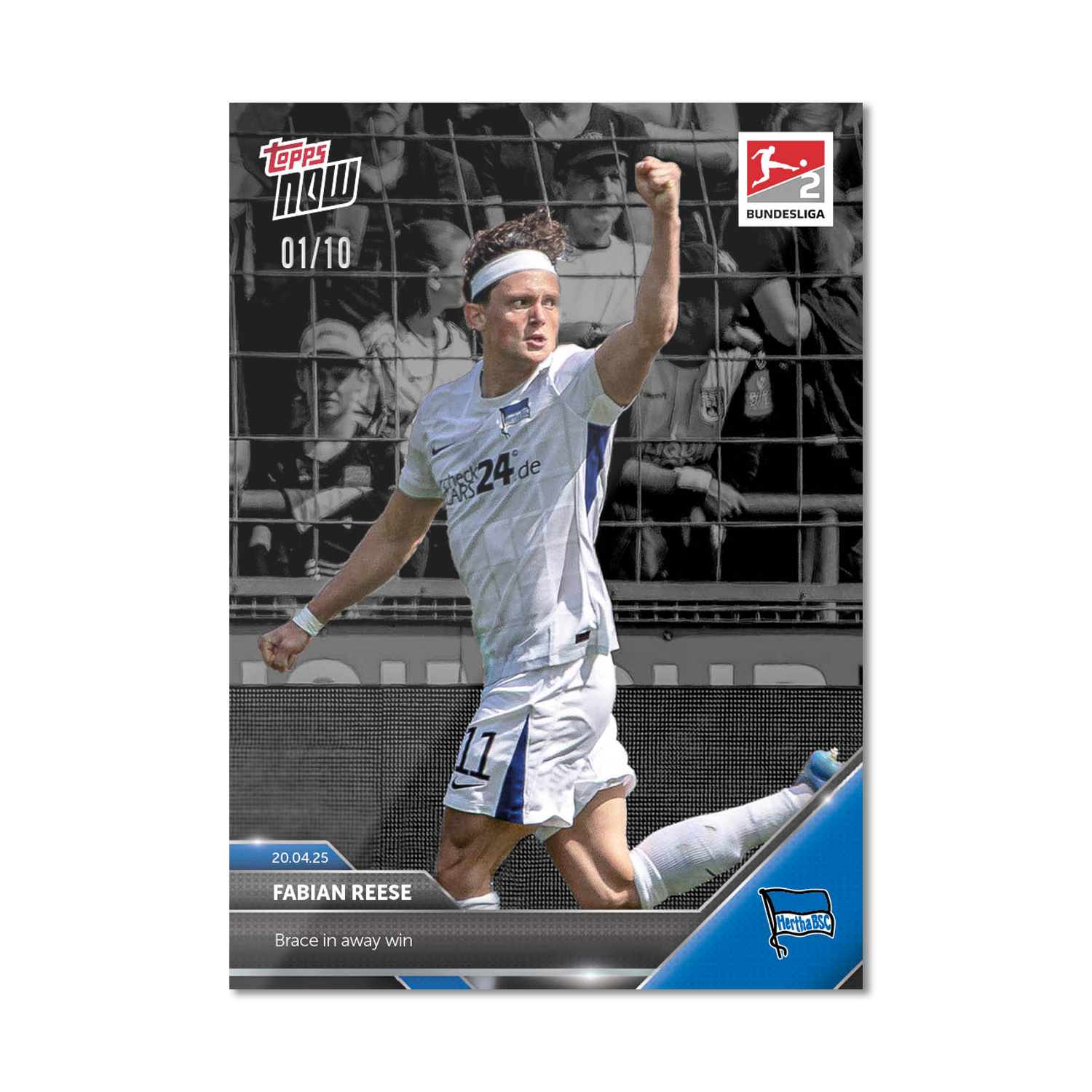 Fabian Reese - 2024-25 Bundesliga Topps NOW Card 171 - PR: 184 - Image 5