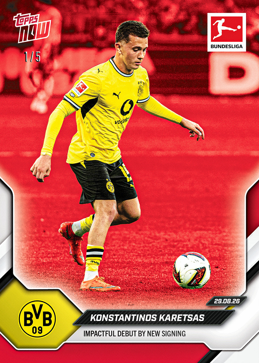 Konstantinos Karetsas - 2026-27 Bundesliga Topps NOW - Card 9 - Image 3