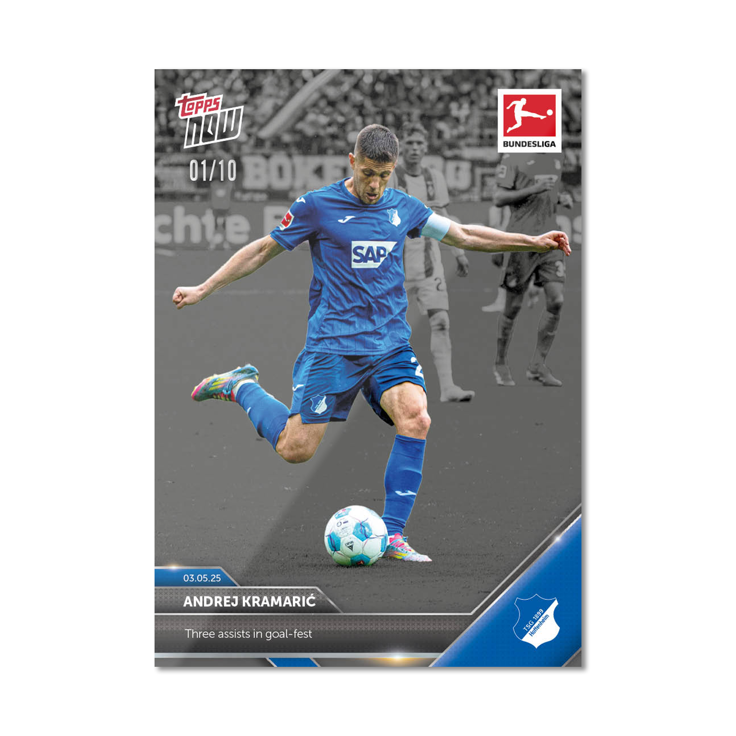 Andrej Kramarić - 2024-25 Bundesliga Topps NOW - Card 178 - PR: 29 - Image 4