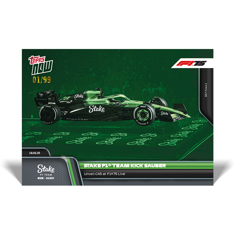 Stake F1 Team KICK Sauber - 2025 Formula 1 Topps NOW - Card 10 - PR: 566 - Image 5