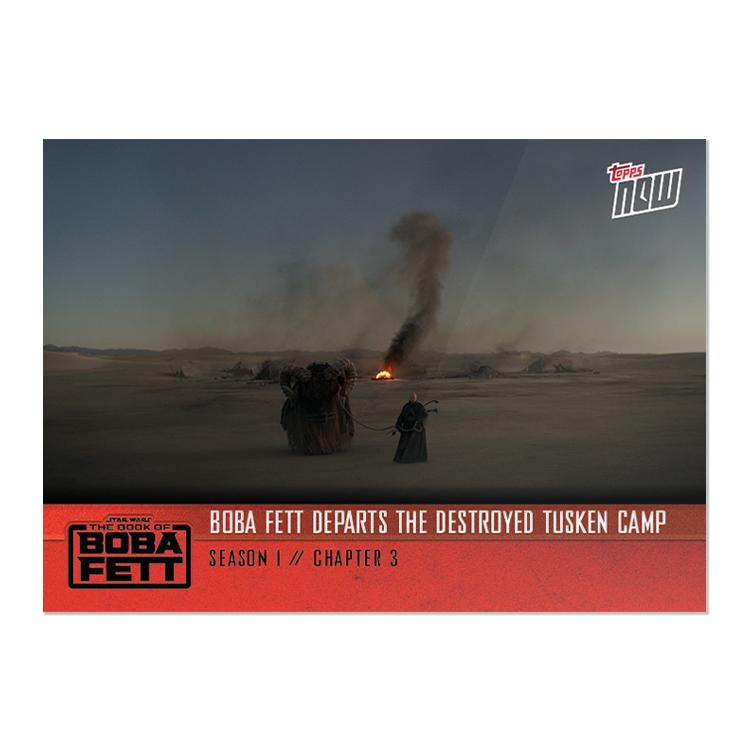 2022 Star Wars TOPPS NOW - 5-Card Pack - Book of Boba Fett Chapter 3 - PR: 1510 - Image 5