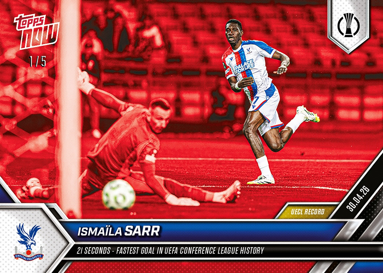 Ismaïla Sarr - 2025-26 UECL Topps NOW - Card 9 - PR: 206 - Image 3
