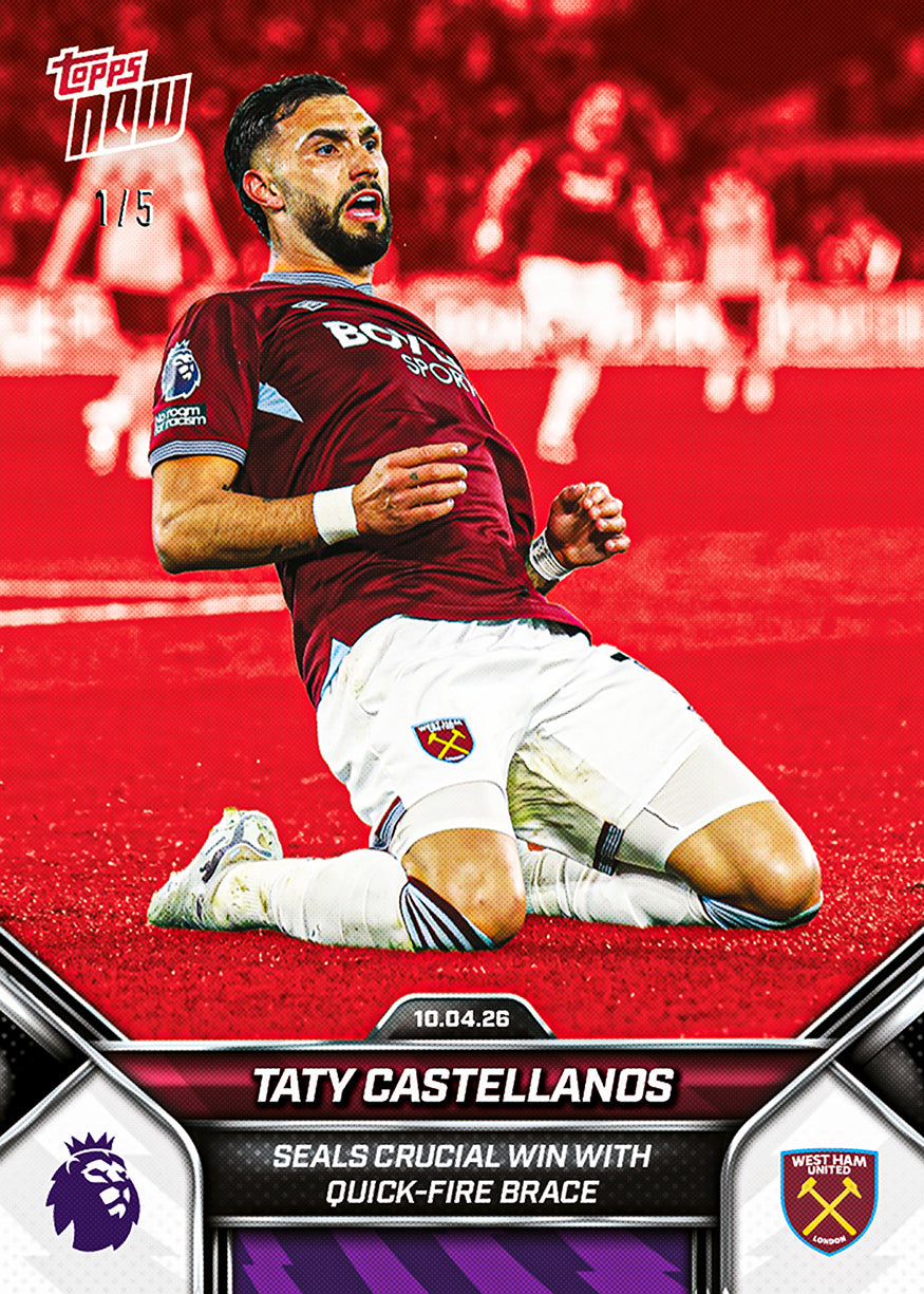 Taty Castellanos - 2025-26 Premier League Topps NOW - Card 165 - PR: 269 - Image 3
