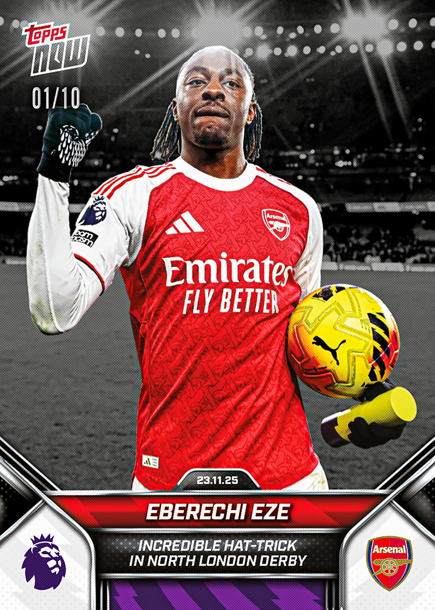 Eberechi Eze - 2025-26 Premier League Topps NOW - Card 58 - PR: 3021 - Image 4