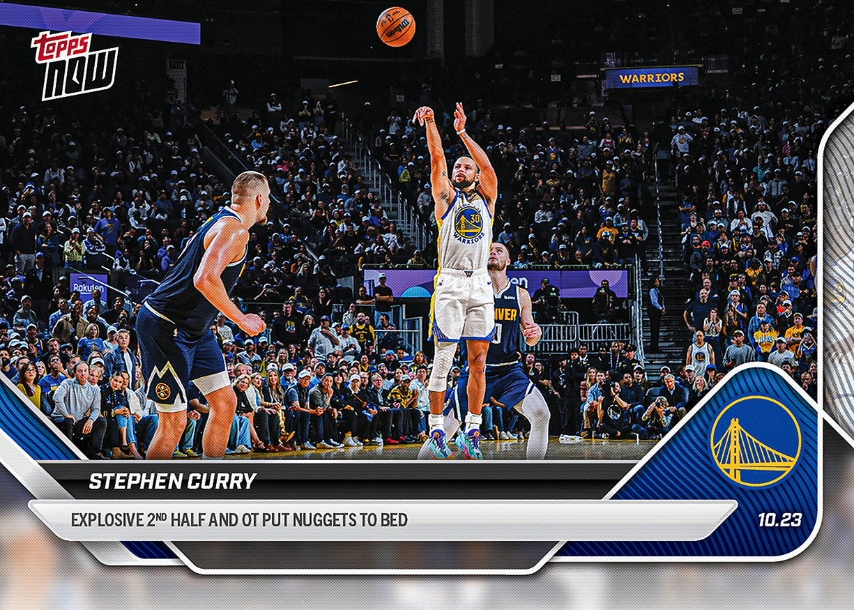 Stephen Curry - 2025-26 NBA Topps NOW - Card 22 - PR: 4265 - Image 2