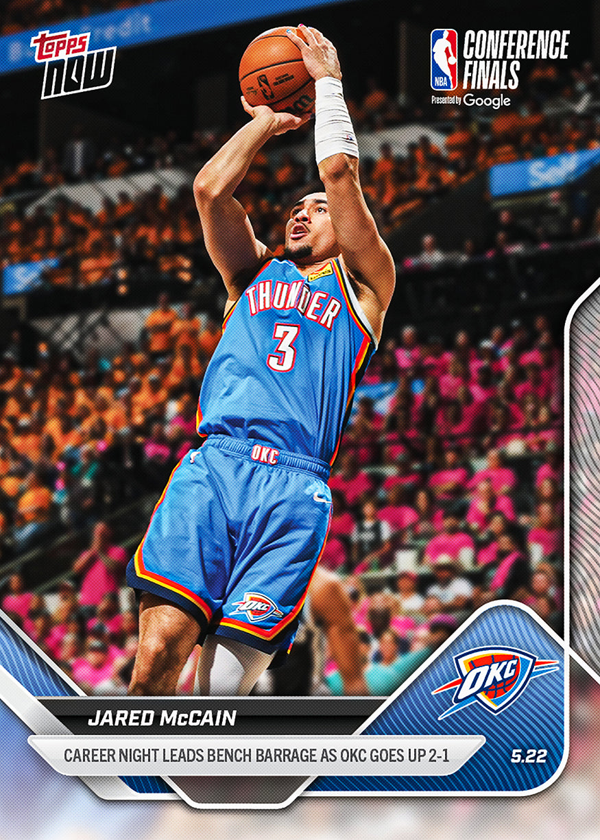 Jared McCain - 2025-26 NBA Topps NOW - Card 318 - PR: 1417