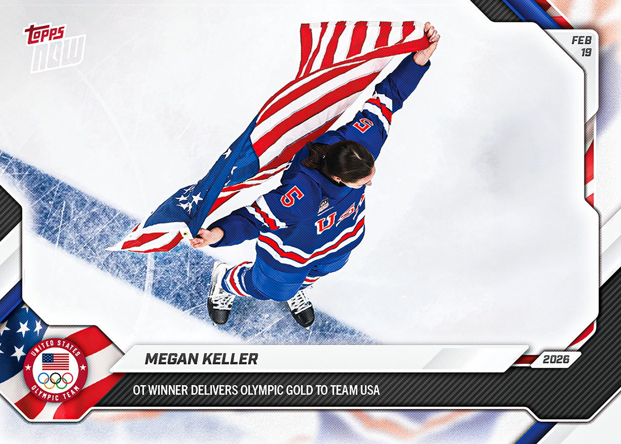 Megan Keller - 2026 Olympics Topps NOW - Card 15 - PR: 5077 - Image 2