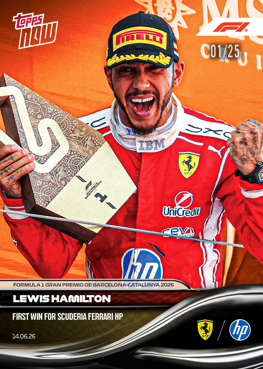 Lewis Hamilton - 2026 Formula 1 Topps NOW - Card 38 - PR: 69024 - Image 8