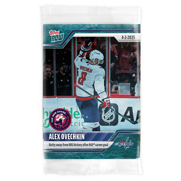 Alex Ovechkin - 2024-25 NHL Topps NOW - Sticker # 150 Pack - PR: 2610 - Image 3