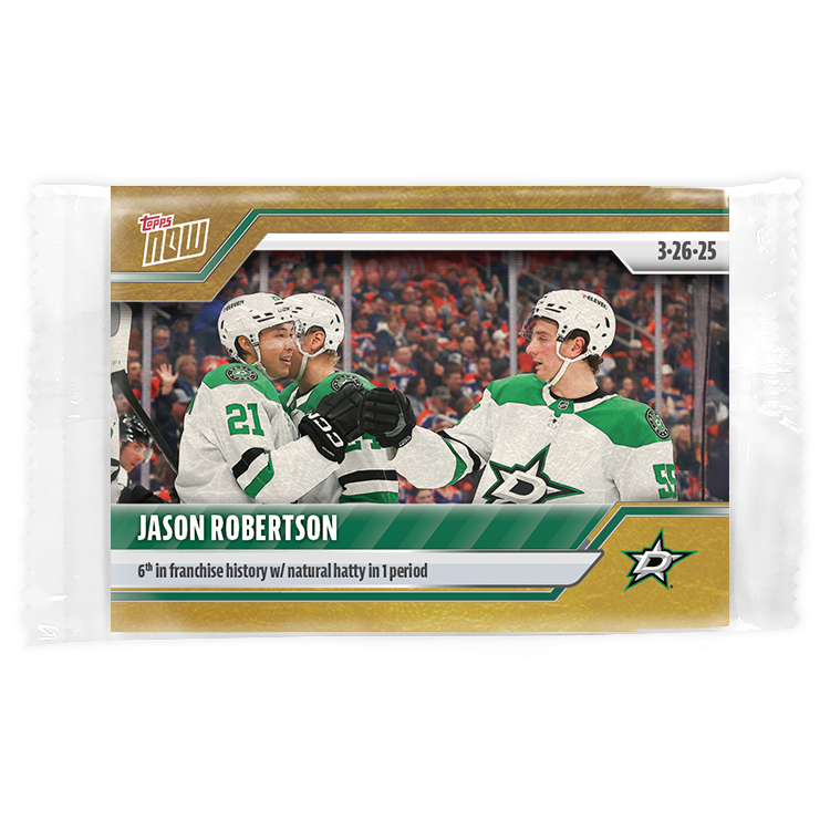 Jason Robertson - 2024-25 NHL Topps NOW - Sticker # 143 Pack - PR: 150 - Image 2
