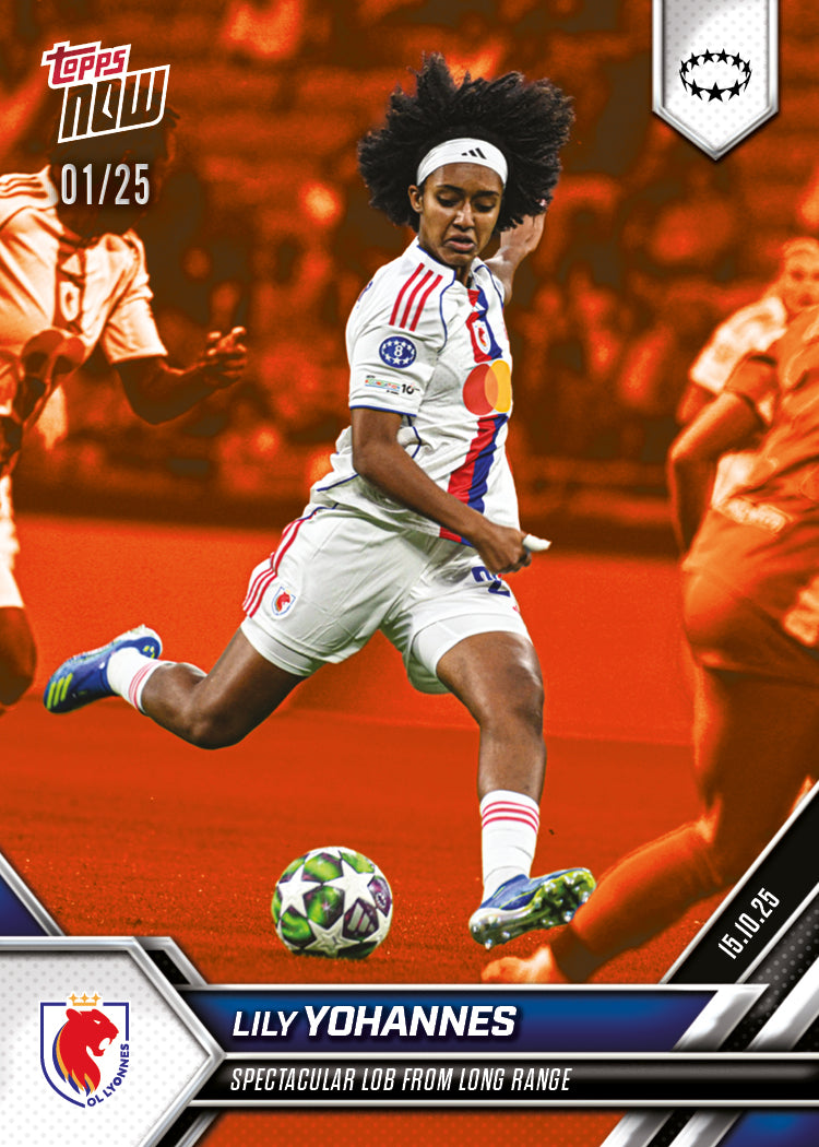 Lily Yohannes - 2025-26 UWCL Topps NOW - Card 4 - PR: 365 - Image 5