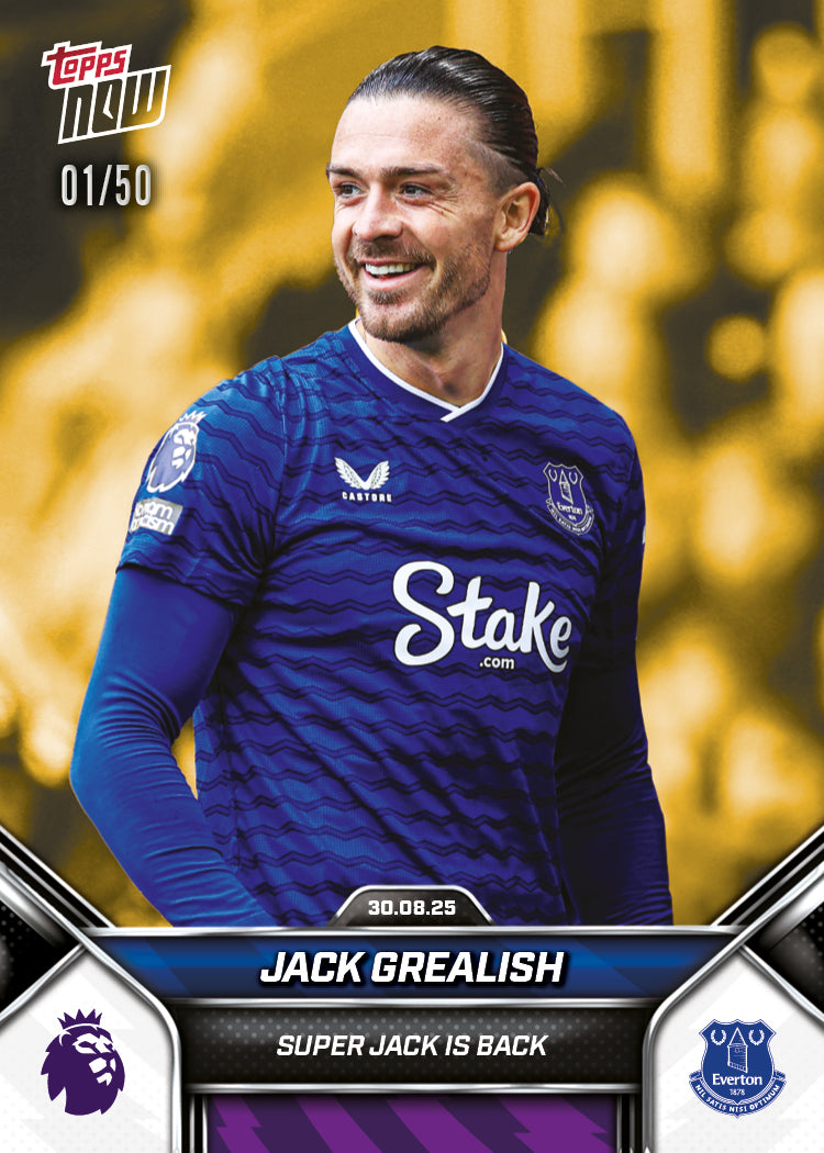 Jack Grealish - 2025-26 Premier League Topps NOW - Card 12 - PR: 675 - Image 6