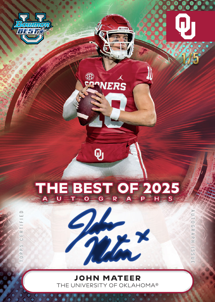 2025 Bowman University Best Football - Hobby Box - Image 6