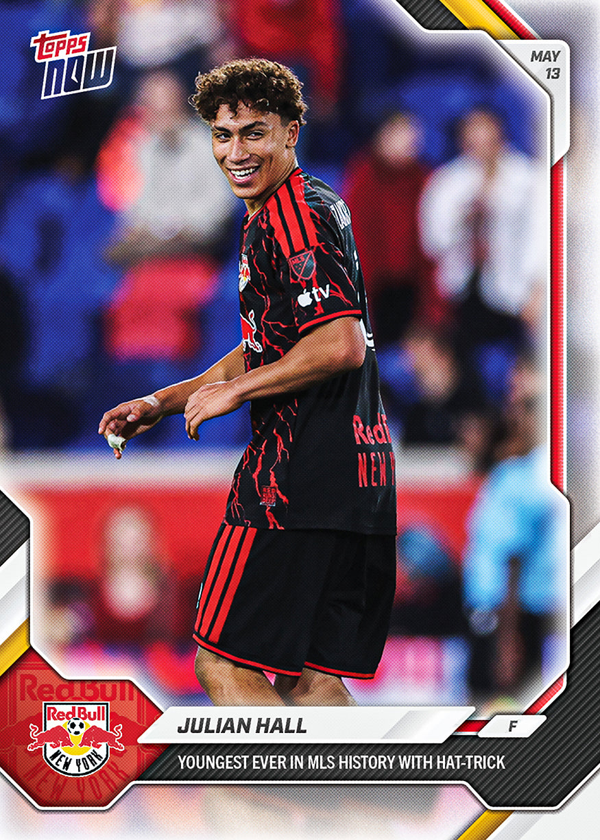 Julian Hall - 2026 MLS Topps NOW - Card 43 - PR: 1190