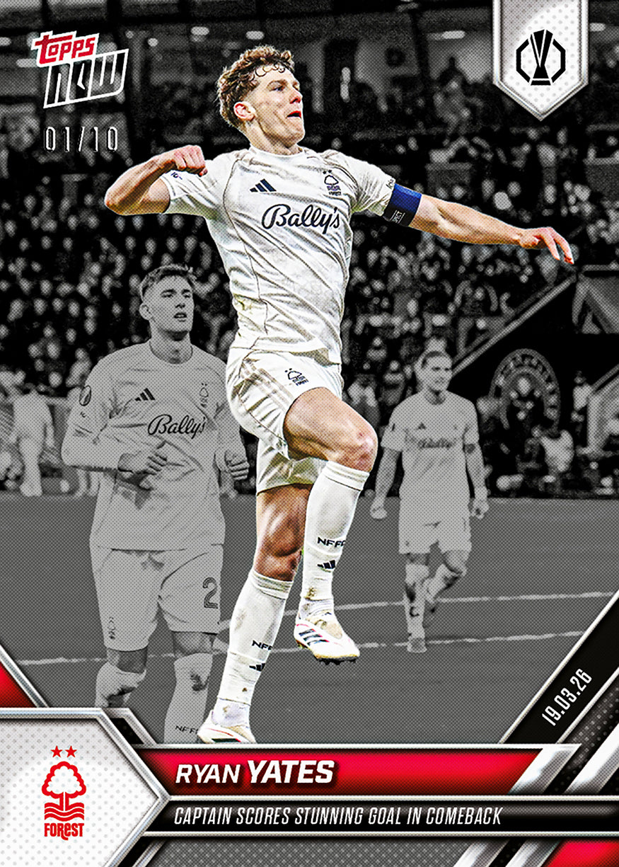 Ryan Yates - 2025-26 UEL Topps NOW - Card 23 - PR: 180 - Image 4