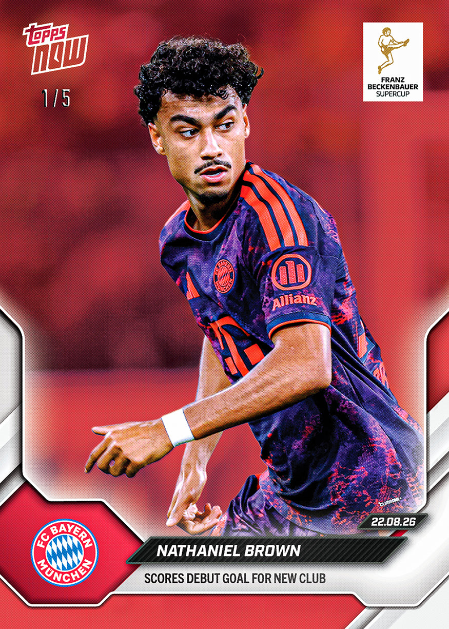 Nathaniel Brown - 2026-27 Bundesliga Topps NOW - Card 2 - PR: 1147 - Image 4