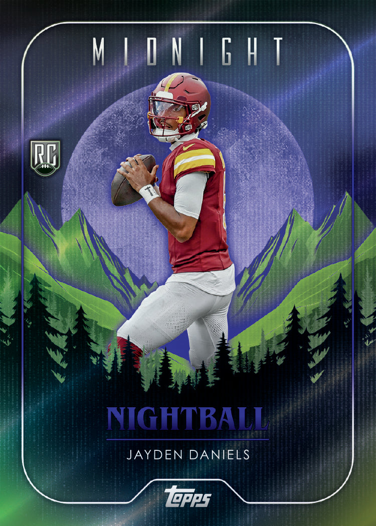 2024 Topps Midnight Football - Hobby Box - Pre-Order - Image 4