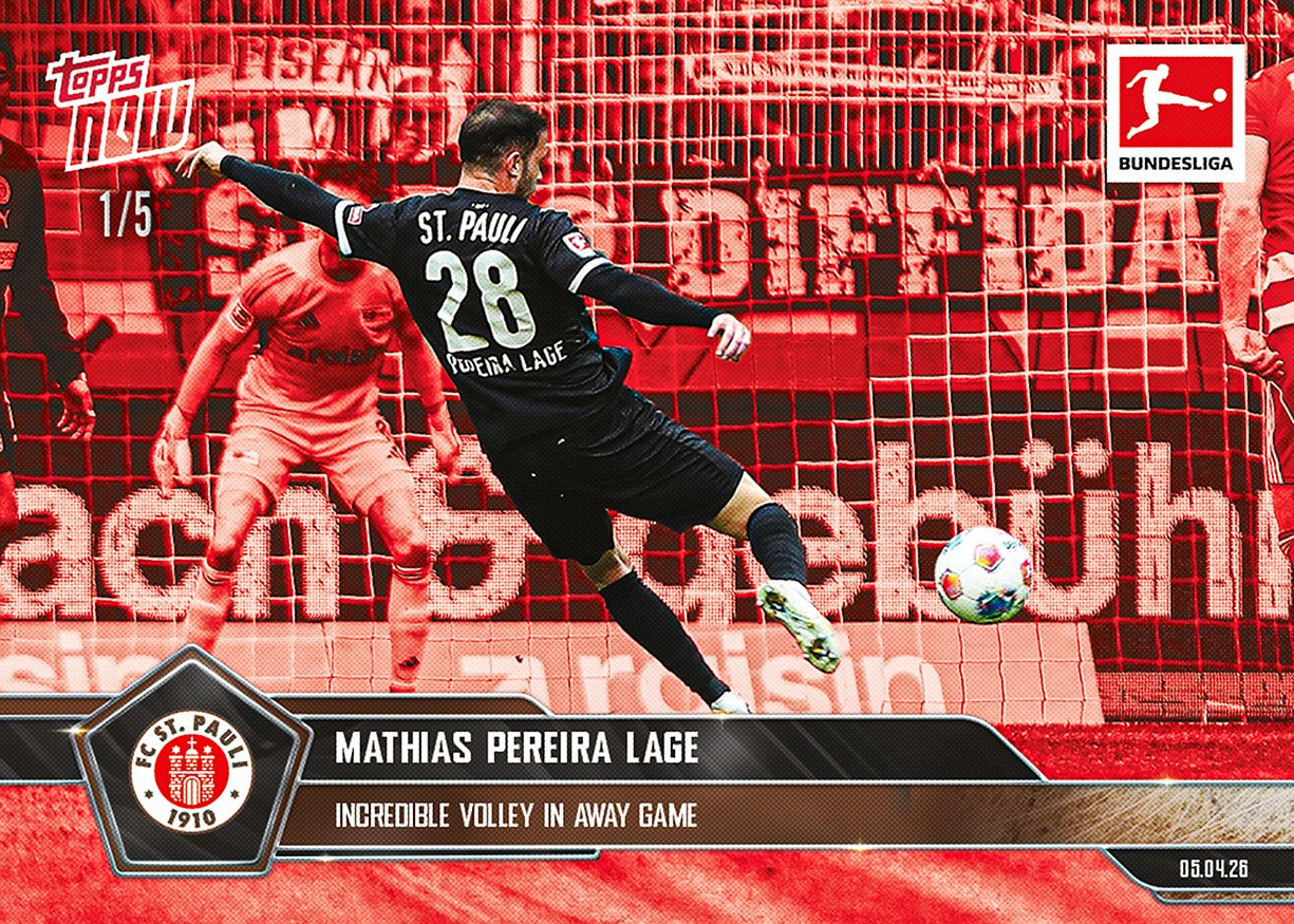Mathias Pereira Lage - 2025-26 Bundesliga Topps NOW - Card 162 - PR: 294 - Image 3