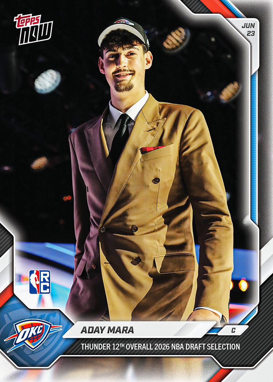 Aday Mara - 2026-27 NBA Topps NOW - Card AMAR - PR: 2602