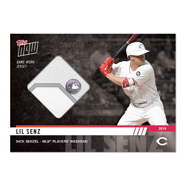 2019 Cincinnati Reds TOPPS NOW Players Weekend 6-Card Team Set + Relic Card - Print Run: 225 - Image 3