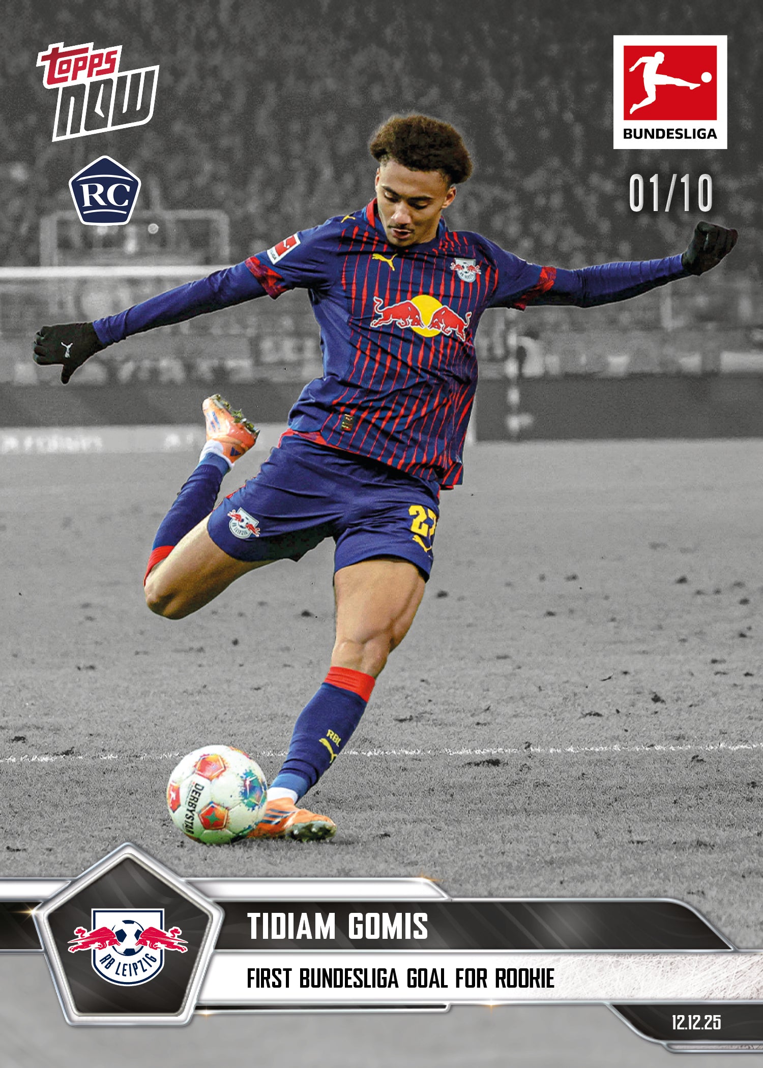 Tidiam Gomis - 2025-26 Bundesliga Topps NOW - Card 78 - PR: 586 - Image 4