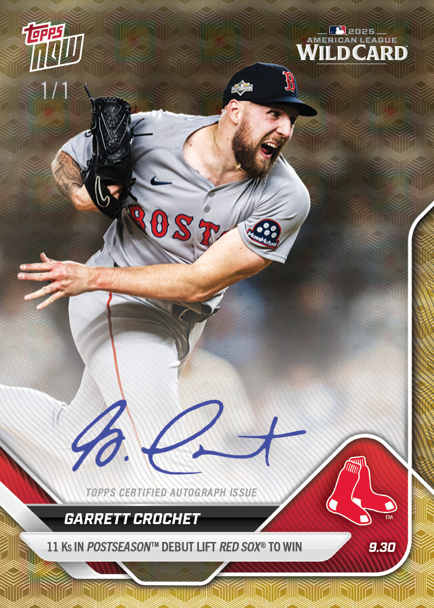 Garrett Crochet - 2025 MLB Topps NOW - Card 800 - PR: 1574 - Image 2