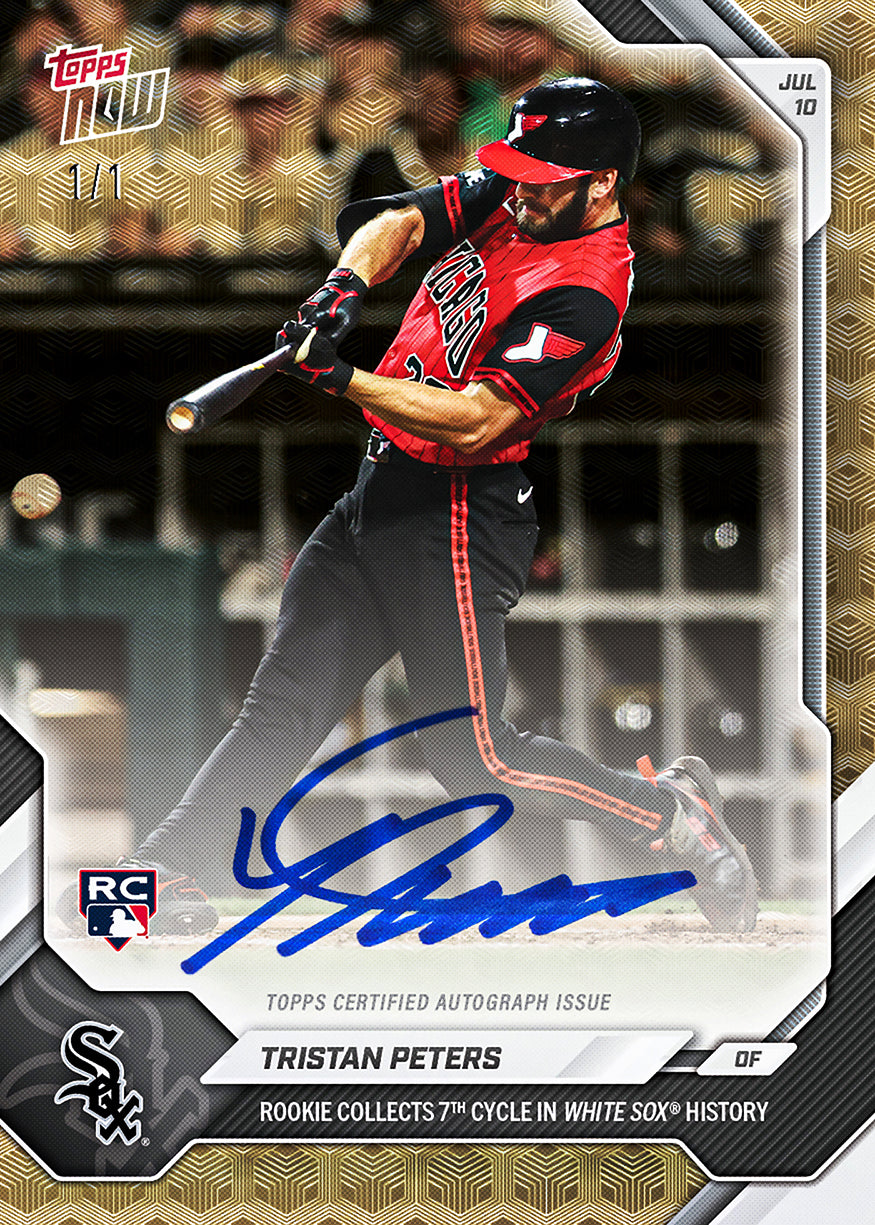 Tristan Peters - 2026 MLB Topps NOW - Card 441 - PR: 1924 - Image 2