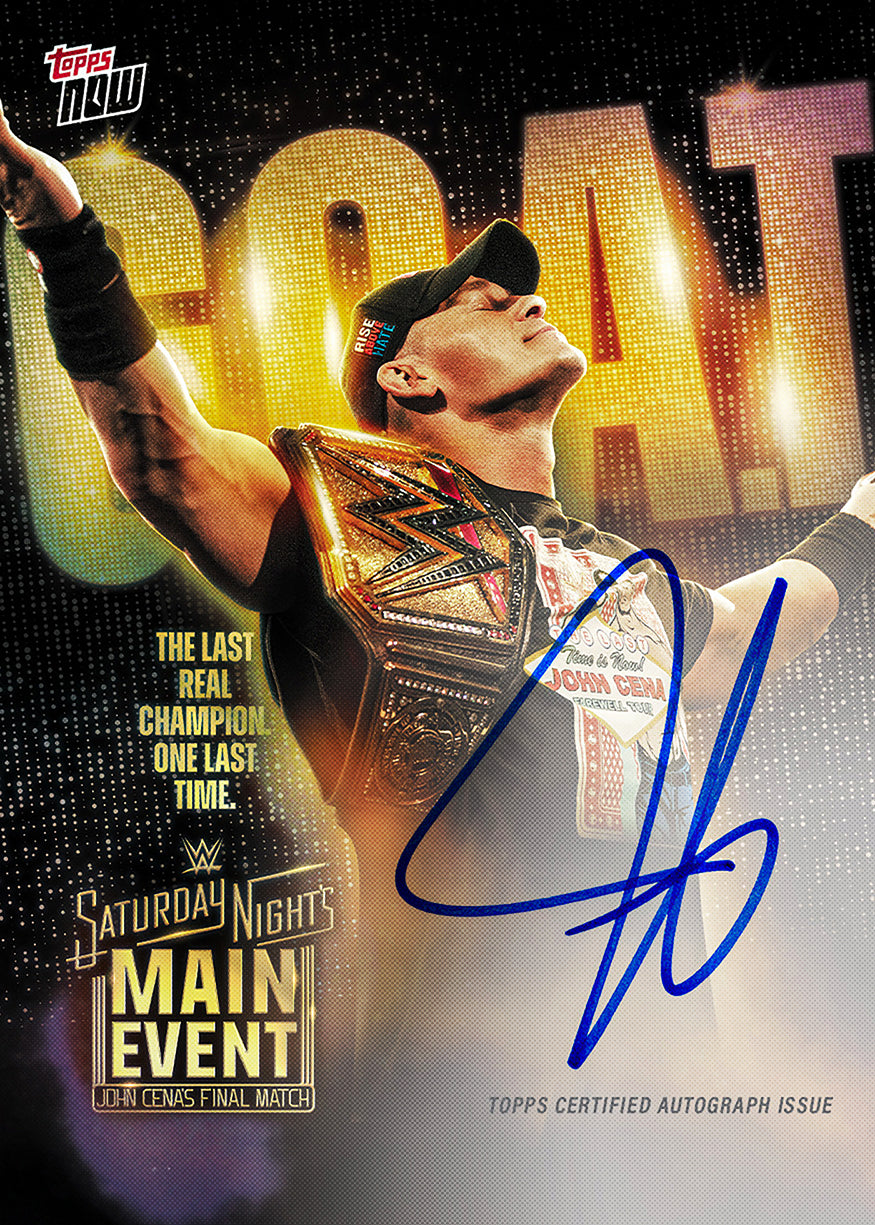 John Cena - 2025 WWE Topps NOW - Card CENA - PR: 16552 - Image 2