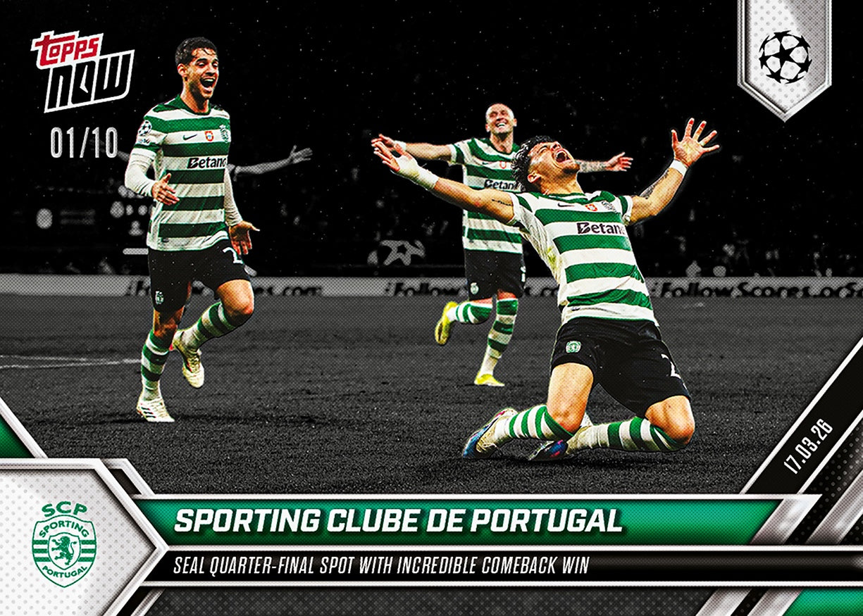 Sporting Clube de Portugal - 2025-26 UCL Topps NOW - Card 108 - PR: 472 - Image 4