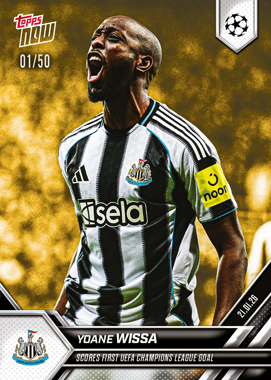 Yoane Wissa - 2025-26 UCL Topps NOW - Card 77 - PR: 211 - Image 6