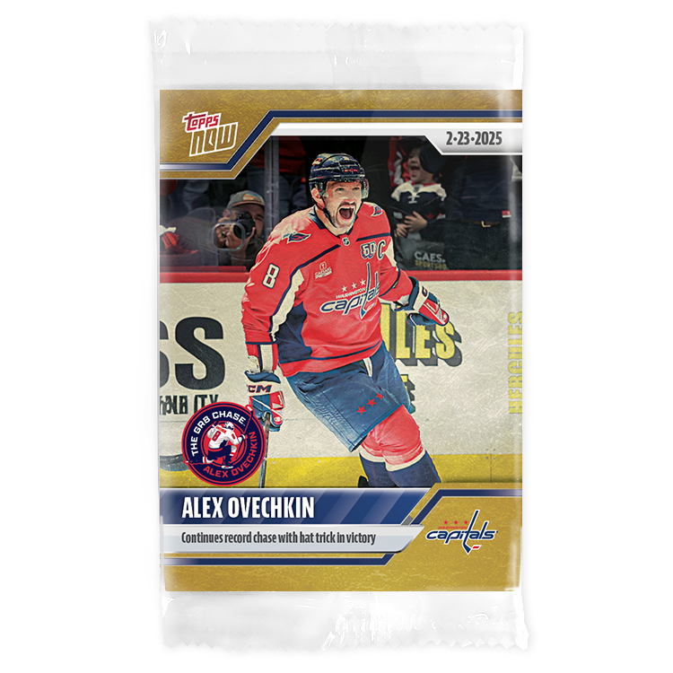 Alex Ovechkin - 2024-25 NHL Topps NOW - Sticker # 116 Pack - PR: 605 - Image 2