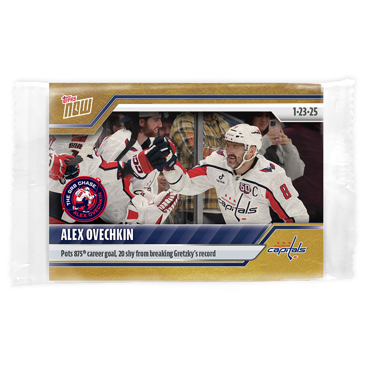 Alex Ovechkin - 2024-25 NHL Topps NOW - Sticker 96 - PR: 445 - Image 2