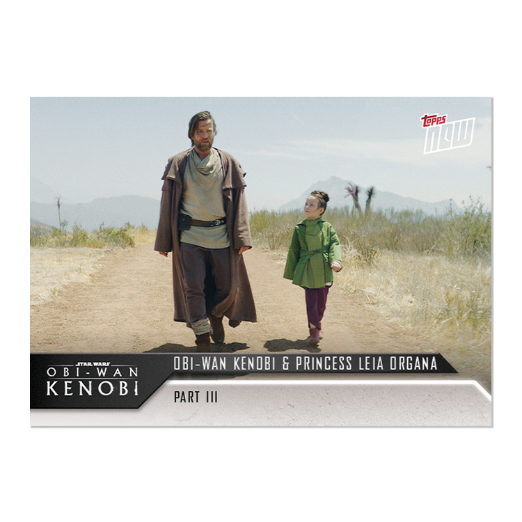 Alternative view of 2022 Topps Now Star Wars: Obi-Wan Kenobi 5-Card Pack (Part III) - PR: 1330