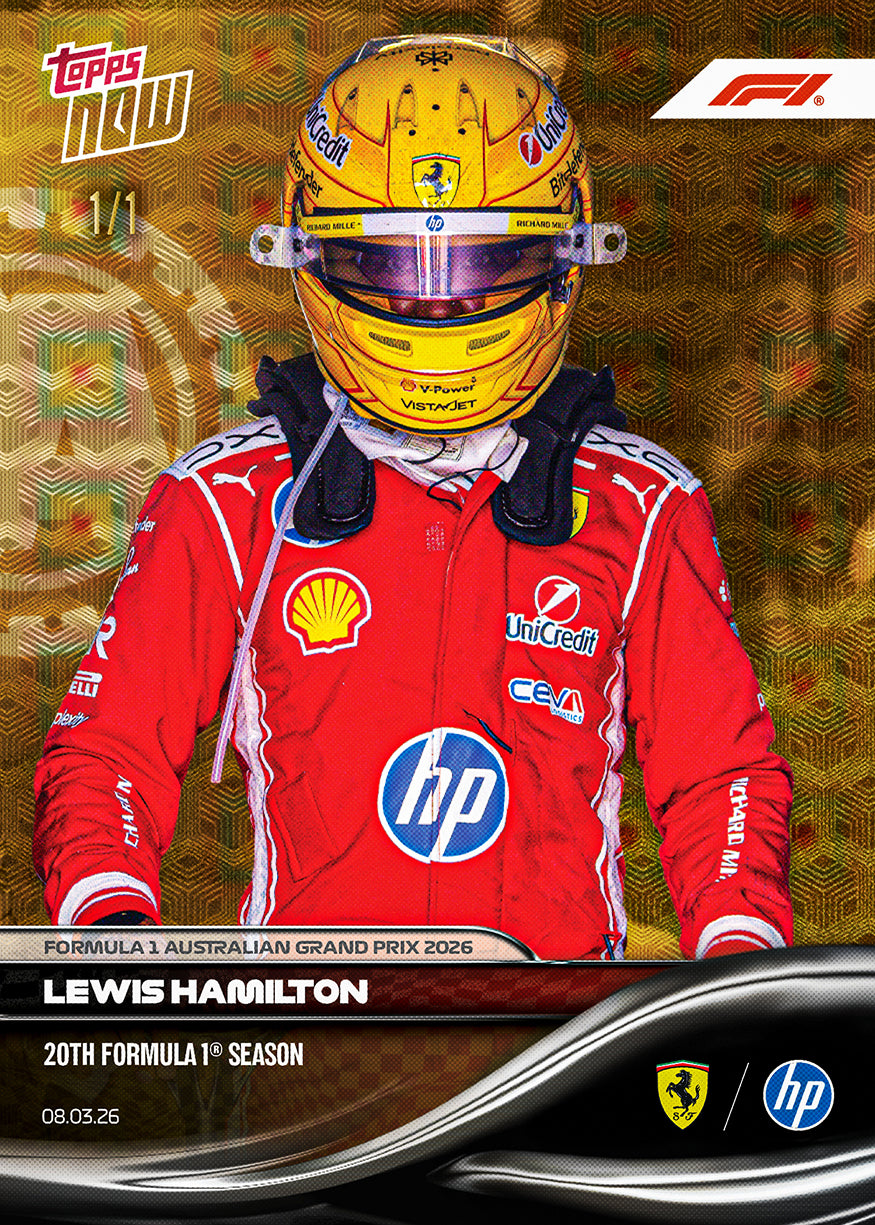 Lewis Hamilton - 2026 Formula 1 Topps NOW - Card 13 - PR: 6056 - Image 2