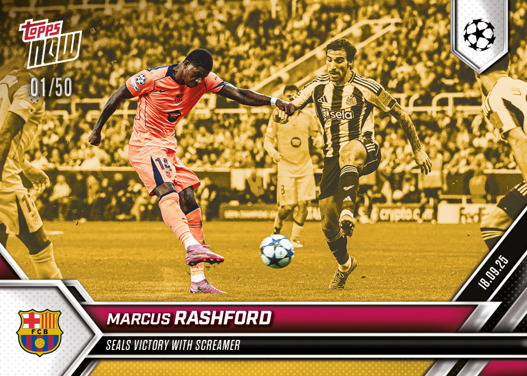 Marcus Rashford - 2025-26 UCL Topps NOW - Card 21 - PR: 514 - Image 6