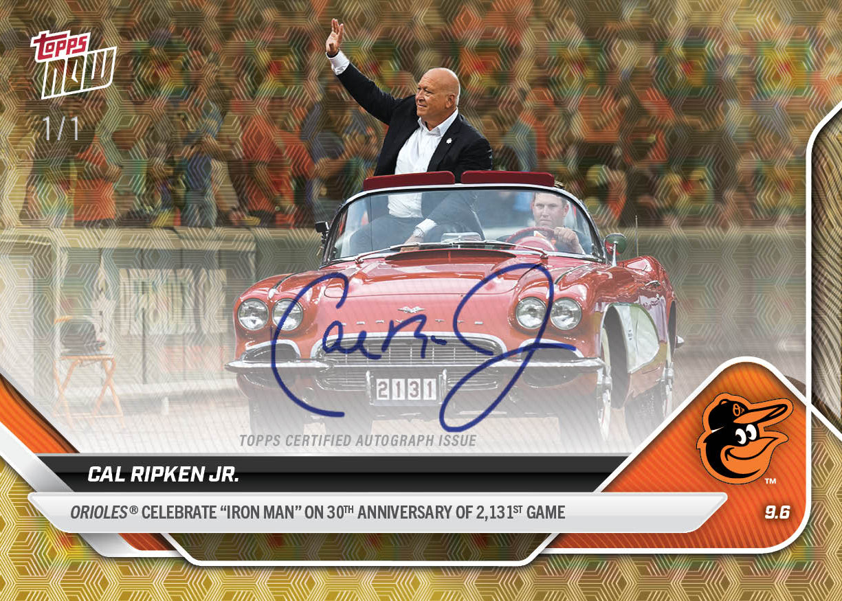 Cal Ripken Jr. - 2025 MLB Topps NOW - Card 664 - LOOK FOR AUTOS - PR: 3926 - Image 2