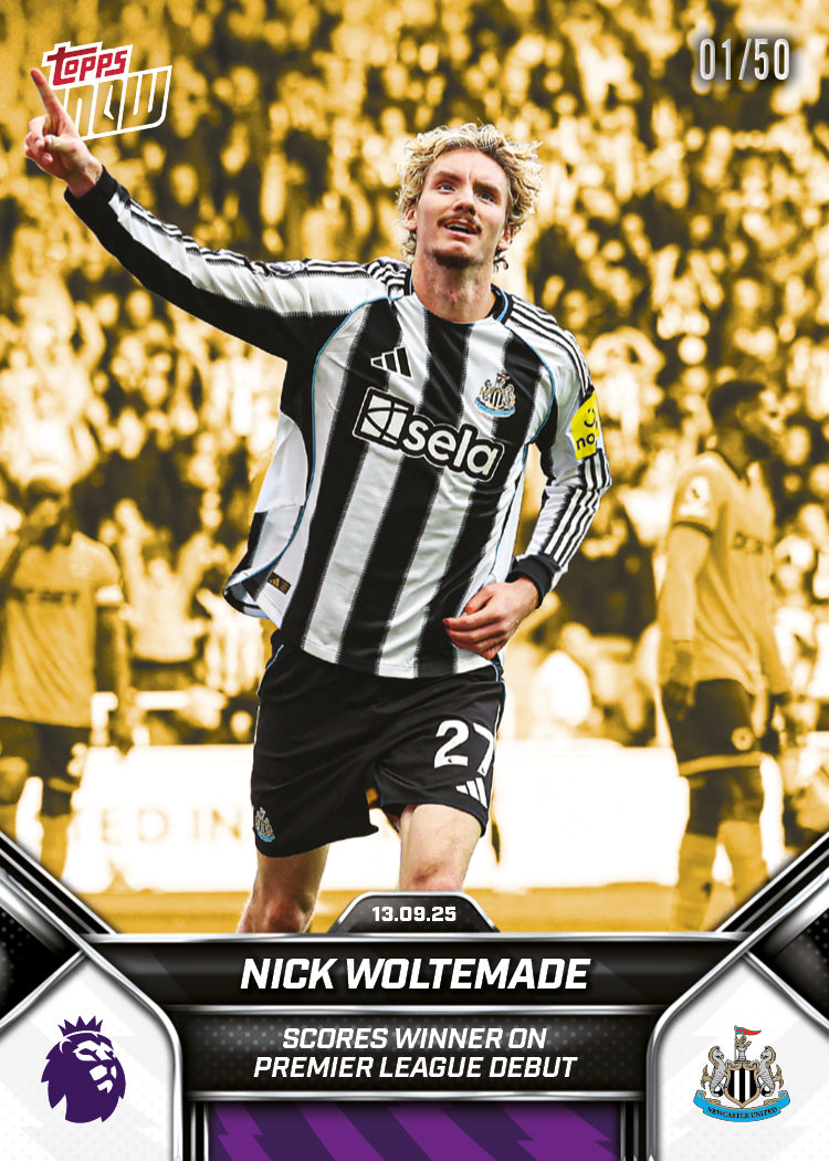 Nick Woltemade - 2025-26 Premier League Topps NOW - Card 18 - PR: 723 - Image 6