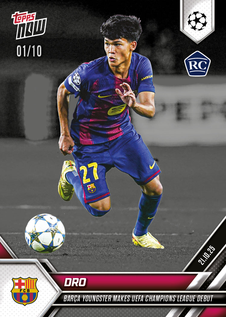 Dro - 2025-26 UCL Topps NOW - Card 31 - PR: 2889 - Image 4