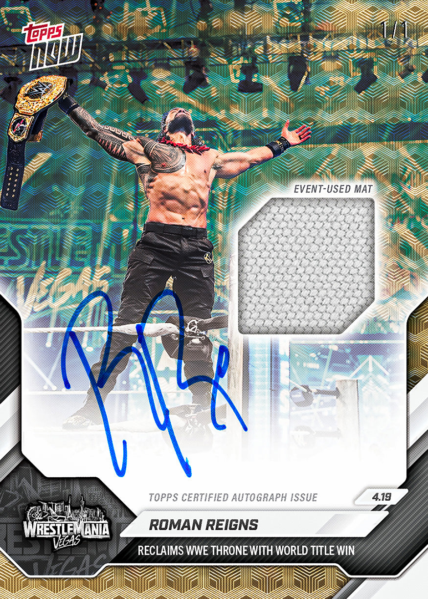 Roman Reigns - 2026 WWE Topps NOW - Card 51 - PR: 6660 - Image 2