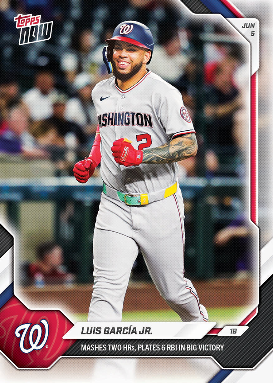 Luis García Jr. - 2026 MLB Topps NOW - Card 291 - PR: 354