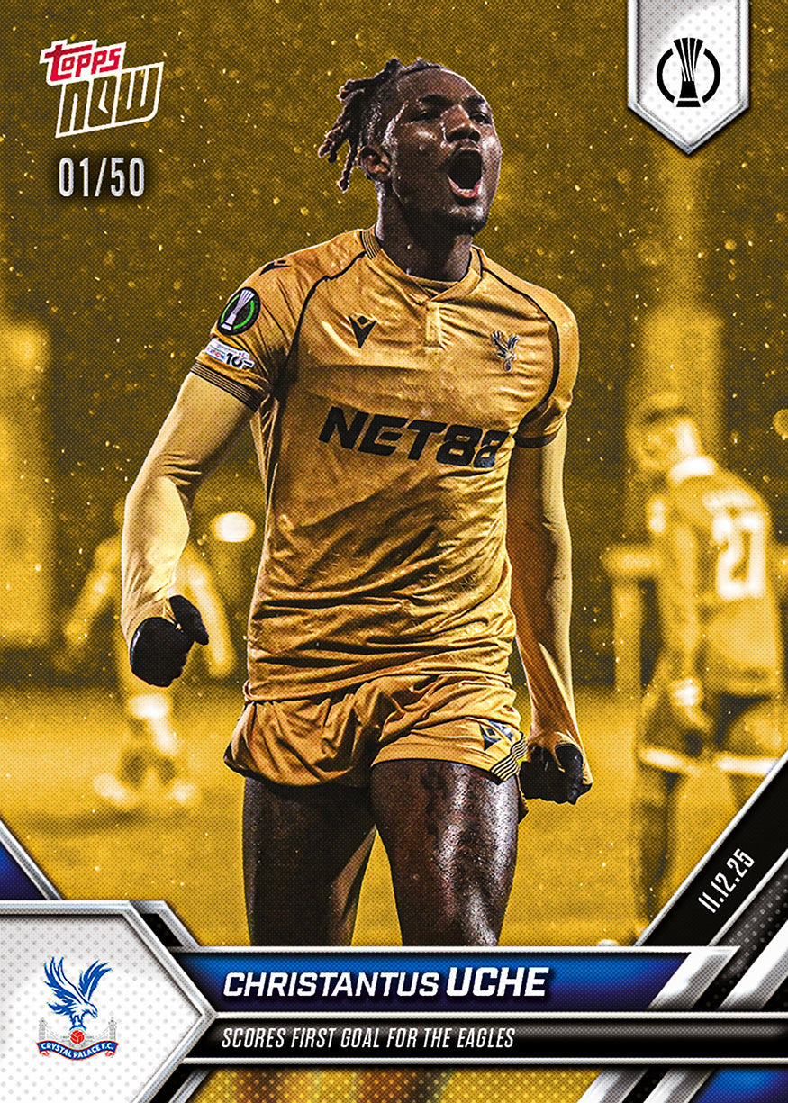 Christantus Uche - 2025-26 UECL Topps NOW - Card 6 - PR: 136 - Image 6