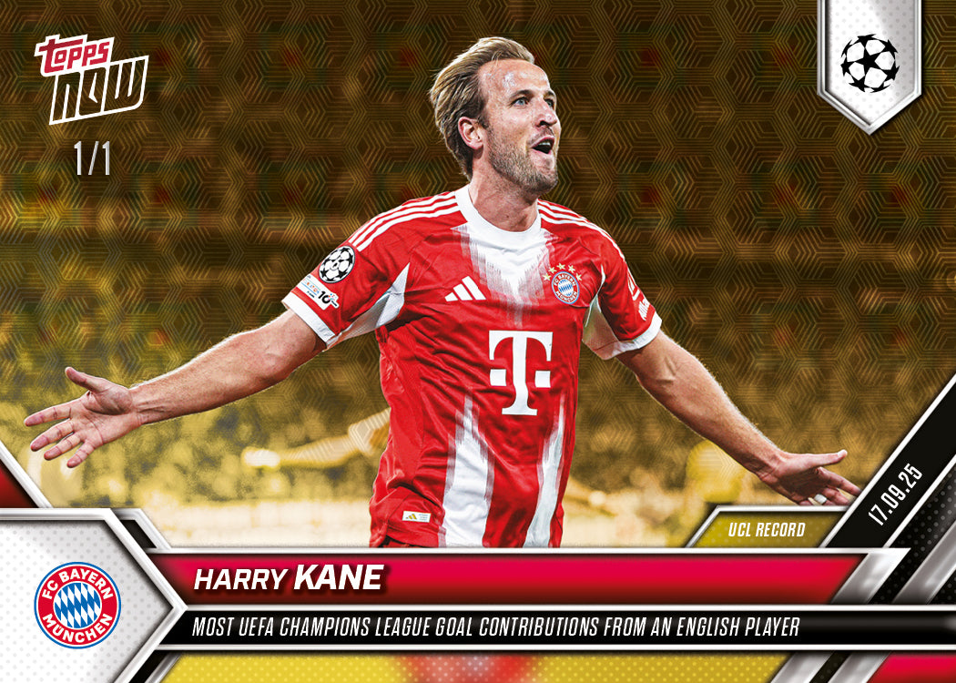Harry Kane - 2025-26 UCL Topps NOW - Card 17 - PR: 492 - Image 3