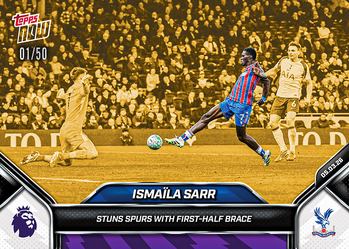 Ismaïla Sarr - 2025-26 Premier League Topps NOW - Card 155 - PR: 184 - Image 6