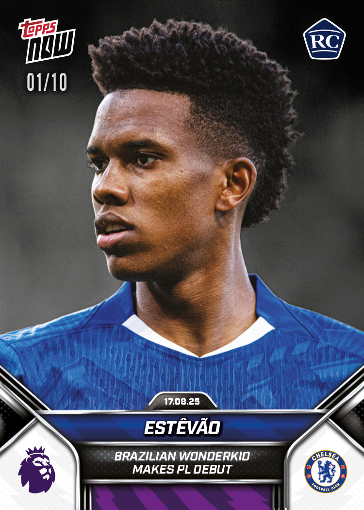 Estêvão - 2025-26 Premier League Topps NOW - Card 6 - PR: 8426 - Image 4