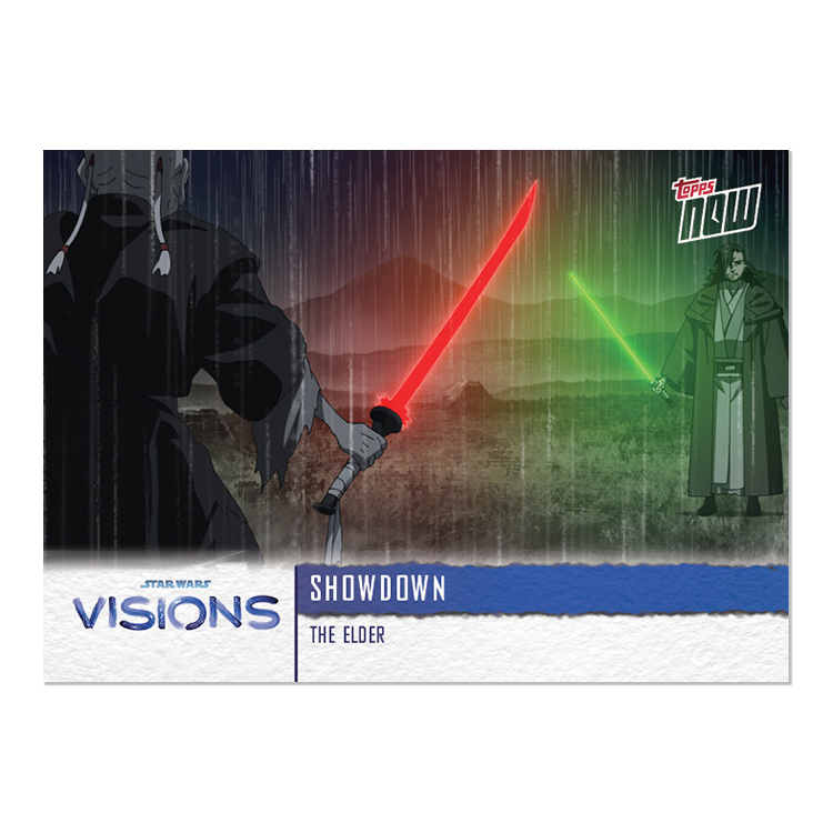 2021 Star Wars Visions TOPPS NOW - 5-Card Pack - The Elder - PR: 539 - Image 5