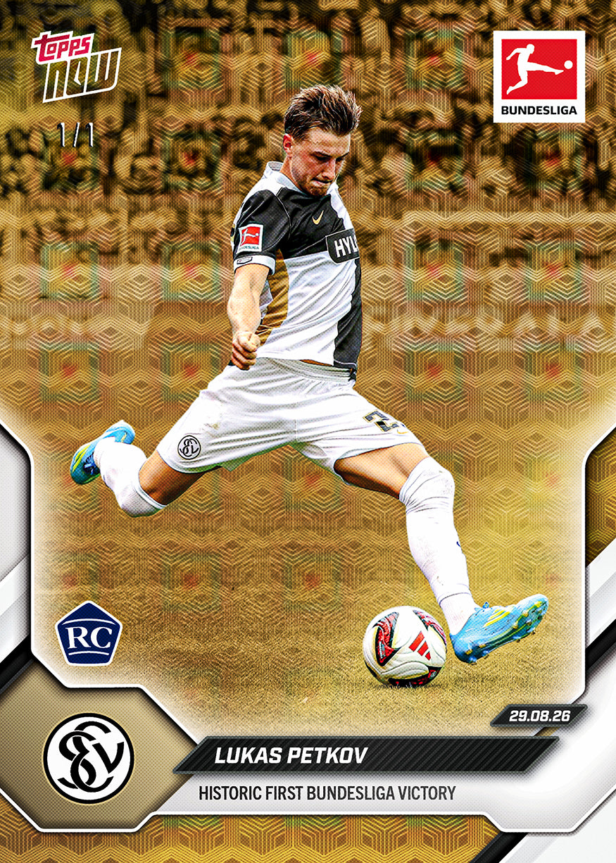 Alternative view of Lukas Petkov - 2026-27 Bundesliga Topps NOW - Card 7