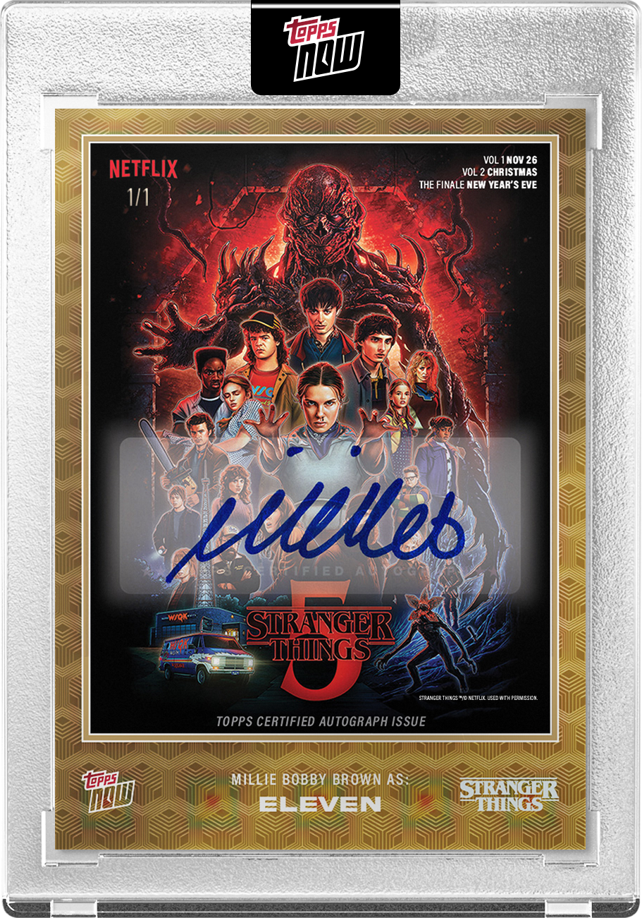 2025 Stranger Things Topps NOW Card STRA - PR: 128816 - Image 9