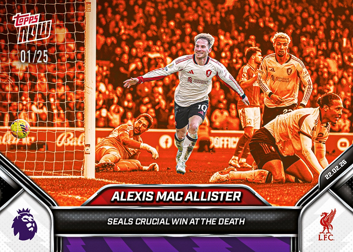 Alexis Mac Allister - 2025-26 Premier League Topps NOW - Card 143 - PR: 685 - Image 5
